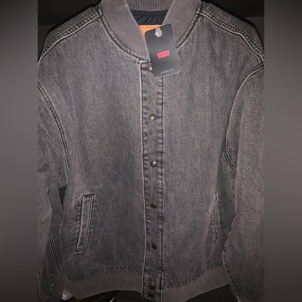 LEVIS CHESNUT VARSITY JACKET